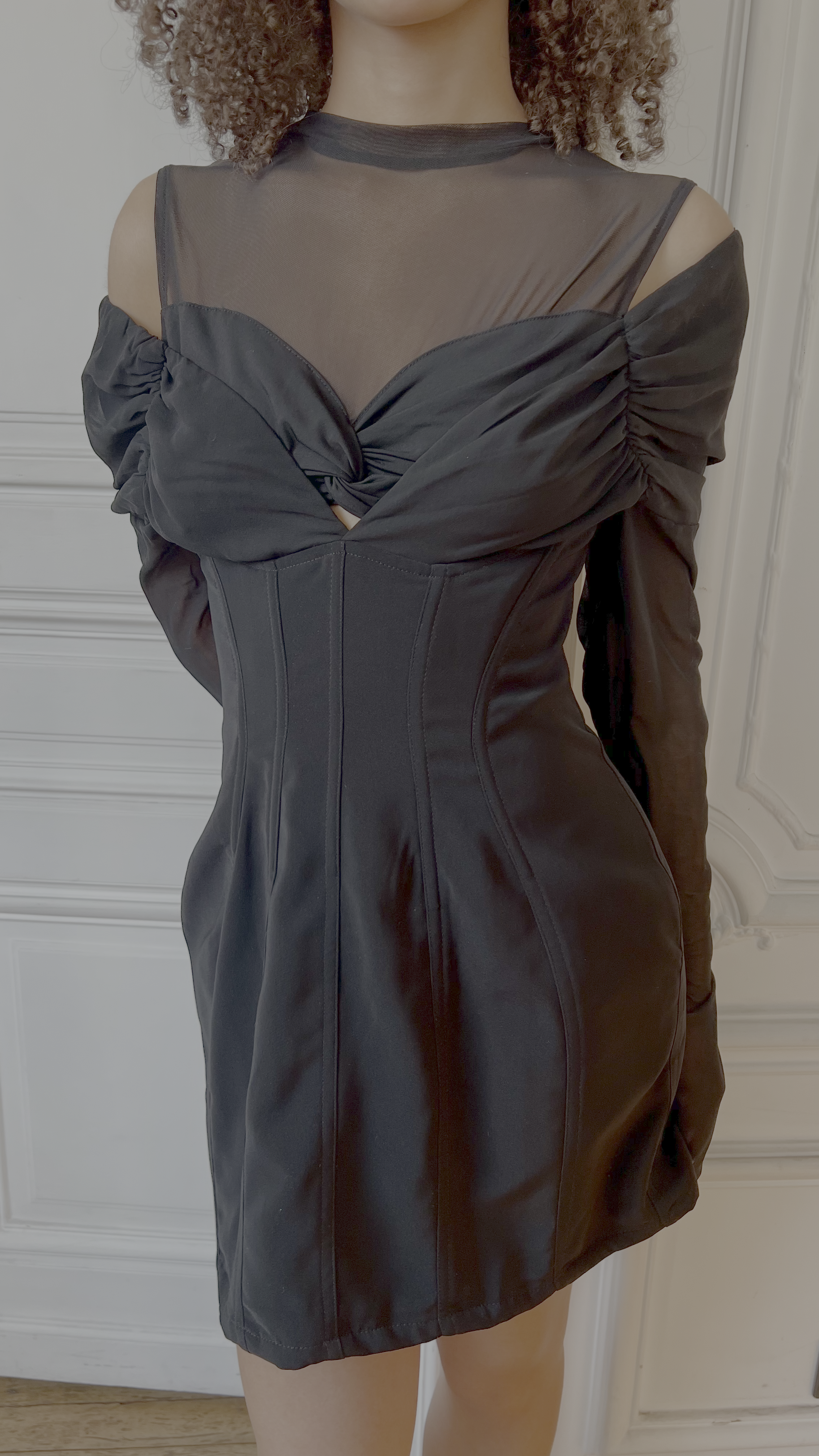 Corseted Mini Dress