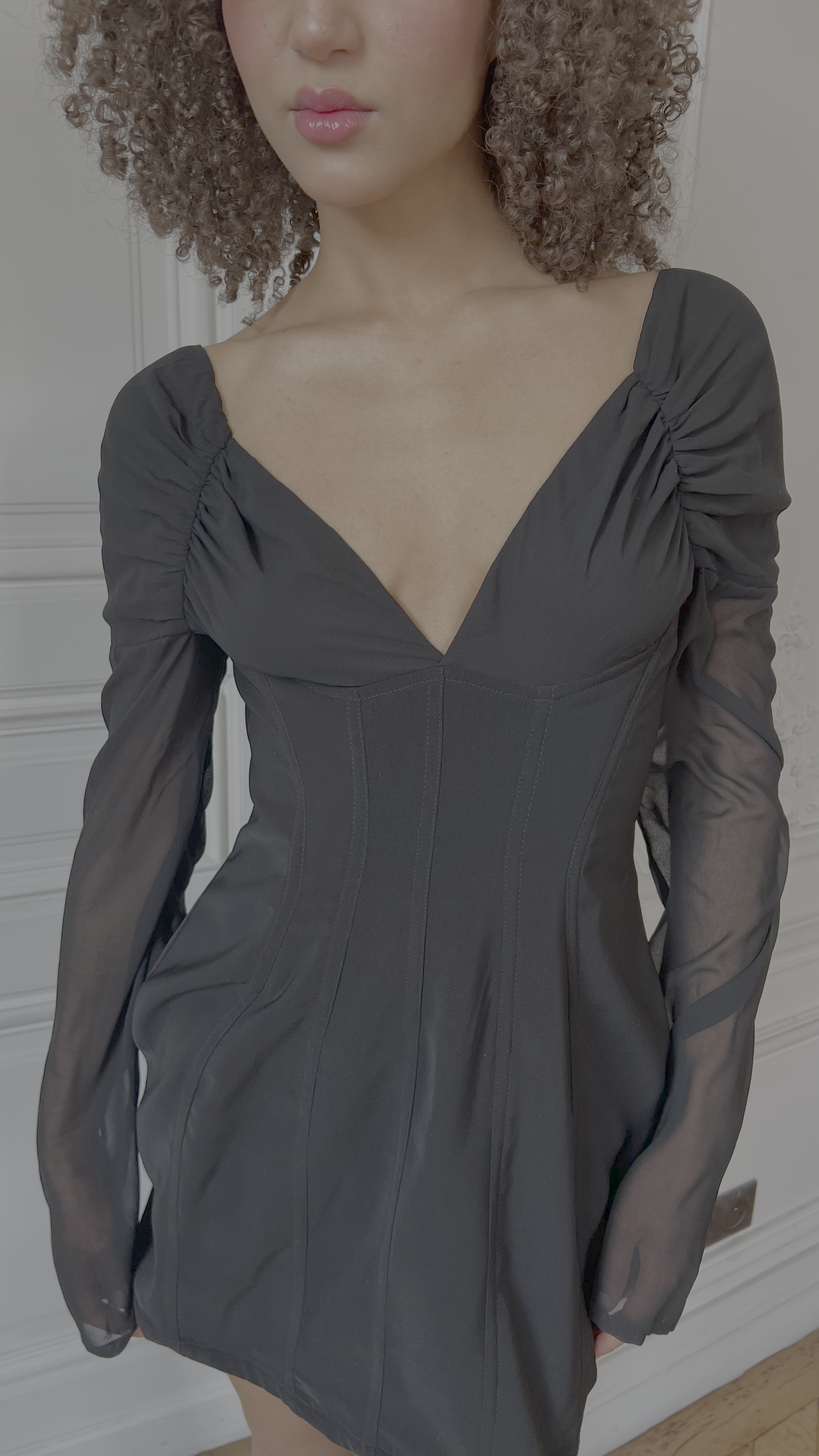 Corseted Mini Dress