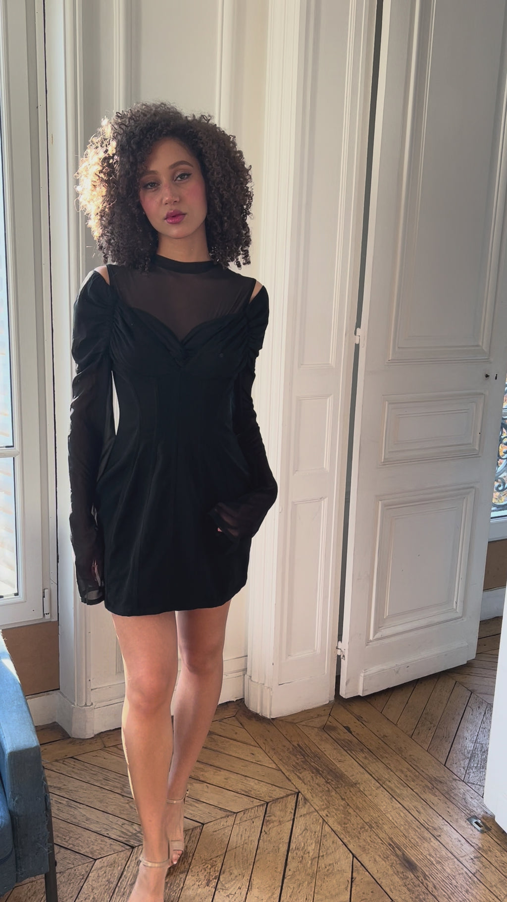 Corseted Mini Dress