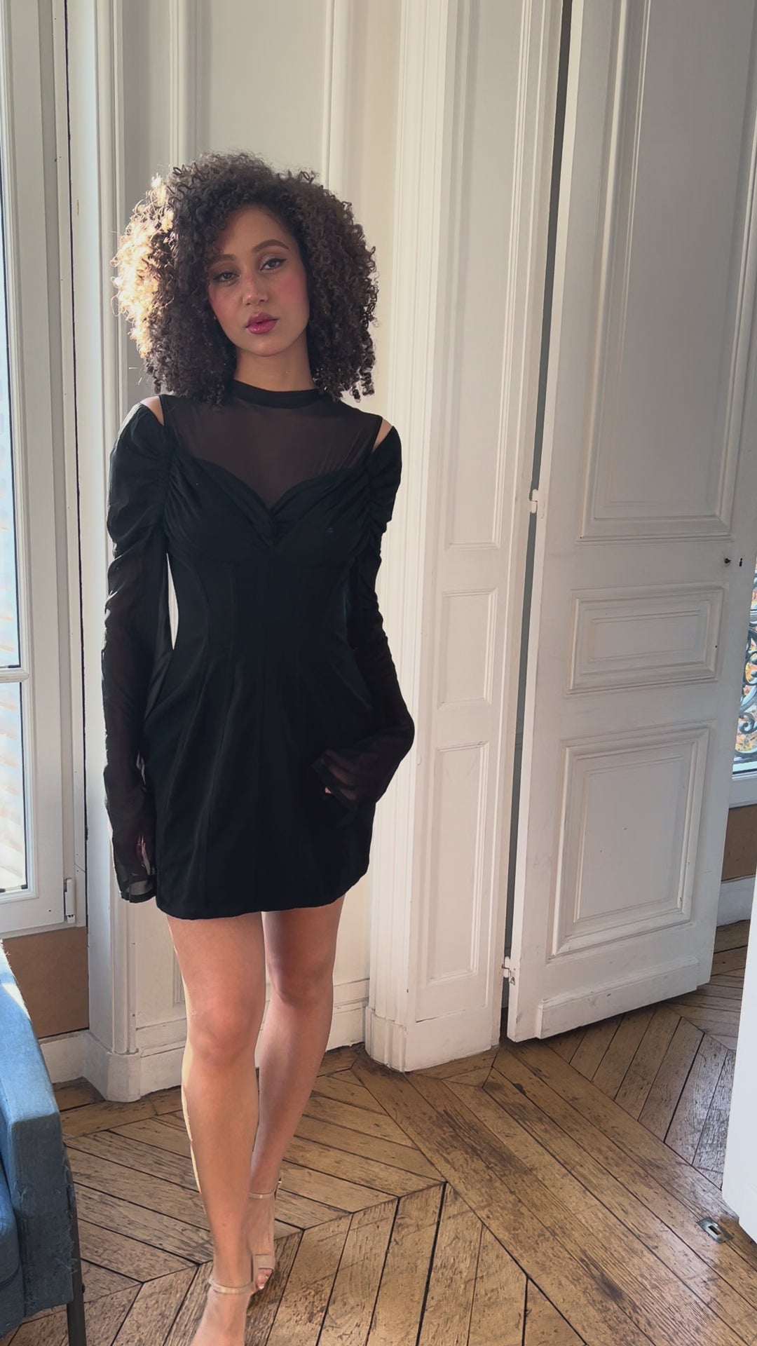 Corseted Mini Dress