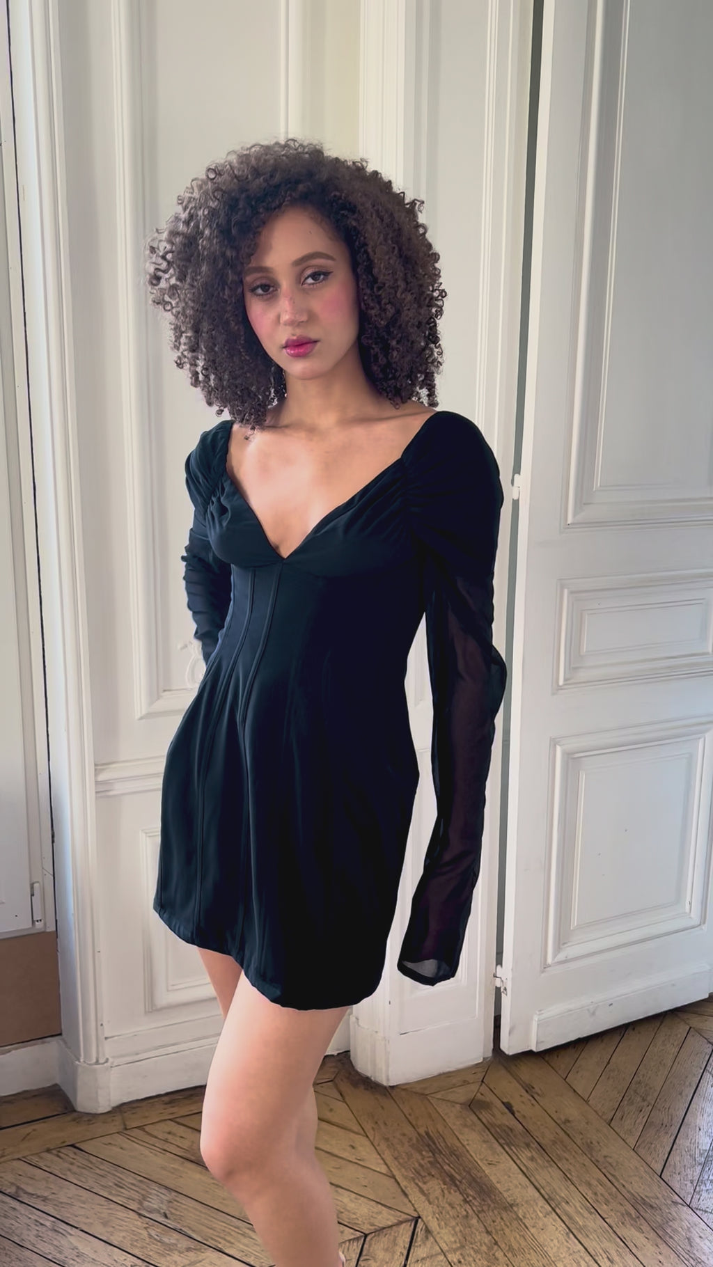 Corseted Mini Dress